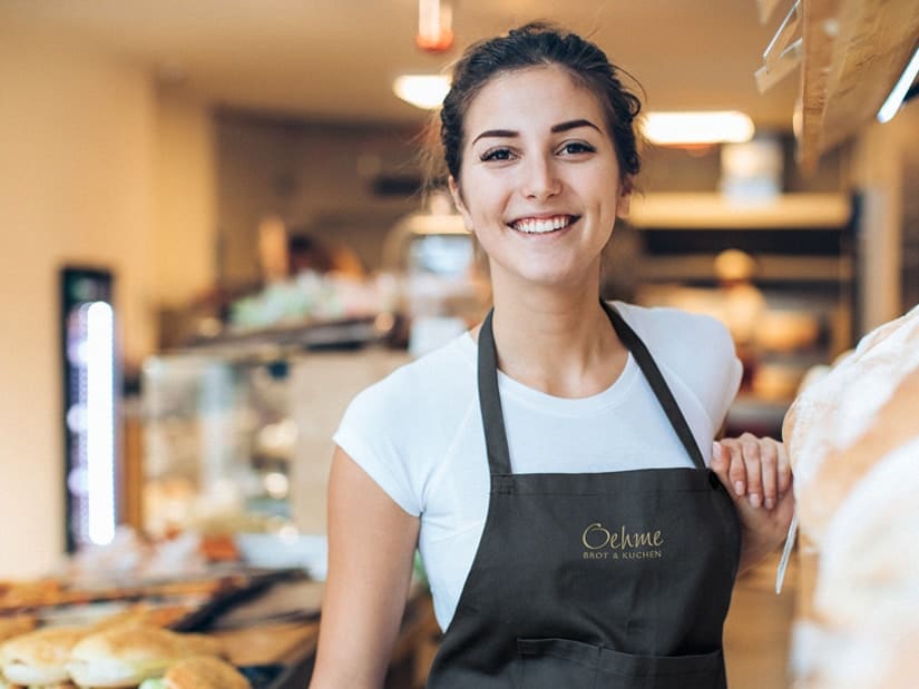 Bäckereiverkäufer bei Oehme